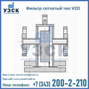 Фильтр сетчатый тип VIII в Дзержинске